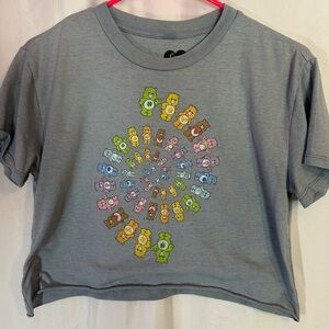 Women’s crop Care Bear vintage Tee - Gray